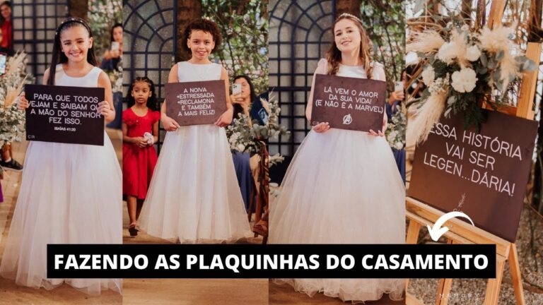 Placa de entrada perfeita para o seu casamento