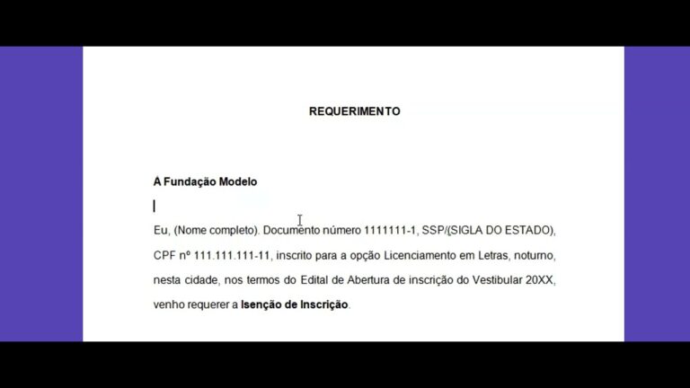 Passo a passo: Como fazer um requerimento de candidatura de forma eficiente